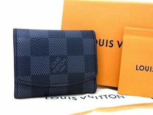 ■新品■未使用■ LOUIS VUITTON ルイヴィトン M62595 ダミエグラフィット ケースのみ カフスケース メンズ ブラック系 AZ0093