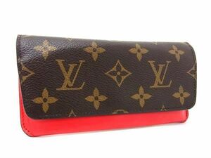 ■新品同様■ LOUIS VUITTON ルイヴィトン GI0372 モノグラム エテュイ リュネット ウディ メガネケース 眼鏡ケース ブラウン系 AX2992