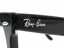 ■新品■未使用■ Ray-Ban レイバン RB2140-F ウェイファーラー サングラス 眼鏡 メガネ レディース メンズ ブラック系 AS9613_画像3