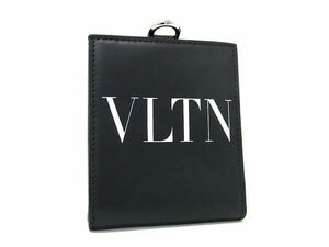 ■新品■未使用■ VALENTINO GARAVANI ヴァレンティノ ガラヴァーニ レザー 二つ折り 財布 ウォレット ブラック系 AS8228