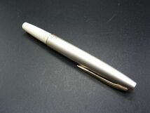 ■美品■ PILOT パイロット Elite ペン先18K 750 18金 万年筆 筆記用具 文房具 ステーショナリー ホワイト系 DE1580_画像2