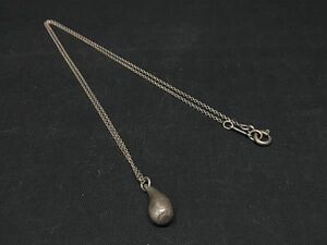 1円 TIFFANY＆Co ティファニー エルサペレッティ ティアドロップ SV925 ネックレス ペンダント アクセサリー シルバー系 AS9160