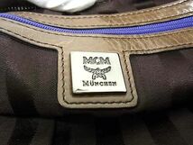 1円 ■美品■ MCM エムシーエム レザー クラッチバッグ セカンドバッグ レディース メンズ ブラウン系 BF6316_画像5