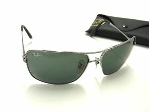 1円 ■美品■ Ray-Ban レイバン RB3450 004/87 63□14 3N サングラス メガネ 眼鏡 メンズ レディース シルバー系 FA3225