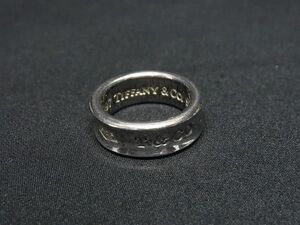 1円 TIFFANY＆Co ティファニー 1837 ナロー SV925 リング 指輪 アクセサリー 約10号 レディース シルバー系 AU8305