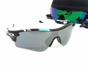 1円 ■極美品■ OAKLEY オークリー 009181-31 131 RADAR LOCK 30YEAR ミラーレンズ サングラス メガネ 眼鏡 メンズ ブラック系 FA0138