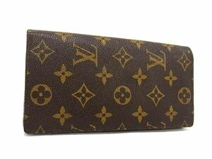 1円 LOUIS VUITTON ルイヴィトン M66540 モノグラム ポルトフォイユ ブラザ 二つ折り 長財布 ウォレット 札入れ ブラウン系 BF6002