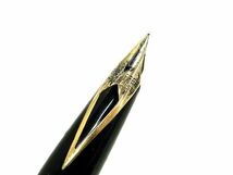 1円 ■美品■ SHEAFFER シェーファー ペン先 14K 14金 585 万年筆 筆記用具 文房具 ステーショナリー ゴールド系×ブラック系 AX5221_画像3