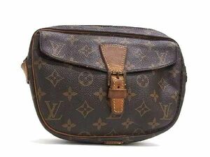 1円 LOUIS VUITTON ルイヴィトン M51227 モノグラム ジュヌフィーユ ショルダーバッグ レディース ブラウン系 AW3611