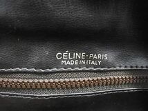 1円 CELINE セリーヌ ヴィンテージ マカダム柄 PVC×レザー ハンドバッグ ボストンバッグ レディース ブラウン系 AW3693_画像6