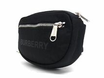 ■新品■未使用■ BURBERRY バーバリー ナイロン ウエストポーチ ウエストバッグ ボディバッグ メンズ レディース ブラック系 BJ1050_画像3