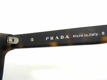 1円 PRADA プラダ SPR15R-F 60□18 HAQ-4J1 140 3N サングラス メガネ 眼鏡 レディース メンズ ブラウン系 AX4205_画像4