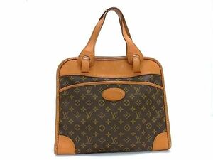 1円 LOUIS VUITTON ルイヴィトン ヴィンテージ モノグラム タロンジップ ハンドバッグ トートバッグ レディース ブラウン系 BG7806