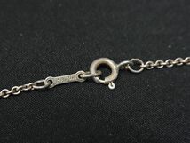 1円 TIFFANY＆Co ティファニー エルサペレッティ オープンハート SV925 ビッグ ネックレス アクセサリー シルバー系 AV9995_画像3