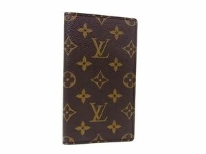 1円 ■極美品■ LOUIS VUITTON ルイヴィトン R20503 モノグラム アジェンダポッシュ 手帳カバー アドレス帳 ブラウン系 FA2399