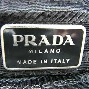 1円 PRADA プラダ テスートナイロン クロスボディ ショルダーバッグ 斜め掛けかばん メンズ レディース ブラック系 CD1830の画像6