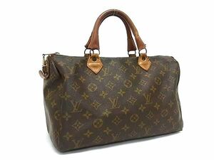 1円 LOUIS VUITTON ルイヴィトン モノグラム ヴィンテージ スピーディ30 USA ハンドバッグ トートバッグ レディース ブラウン系 DA6753