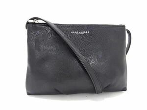 1円 ■美品■ MARC JACOBS マークジェイコブス レザー クロスボディ ワンショルダーバッグ レディース ブラック系 AX5900