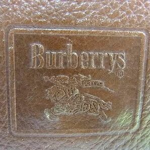 1円 Burberrys バーバリーズ レザー 内部ノバチェック クロスボディ ショルダーバッグ 斜め掛けかばん レディース ブラウン系 AX5810の画像6