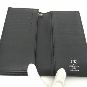 1円 ■極美品■ LOUIS VUITTON ルイヴィトン M60622 エピ ポルトフォイユ ブラザ 二つ折り 財布 ウォレット ブラック系 EA1948の画像3