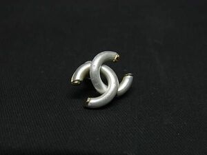 1円 ■美品■ CHANEL シャネル ココマーク A17P 片耳のみ ピアス アクセサリー レディース シルバー系×ゴールド系 AW3229