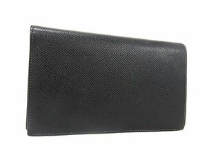 1円 ■美品■ HERMES エルメス アジェンダ ヴィジョン クシュベル シルバー金具 手帳カバー アドレス帳 □C刻印 ブラック系 AV7773