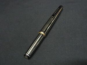 1円 PLATINUM プラチナ ペン先 18K 18金 万年筆 筆記用具 ステーショナリー ゴールド系×ブラック系 AV8266