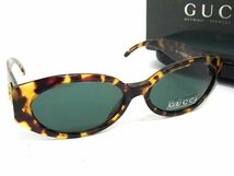 1円 ■美品■ GUCCI グッチ GG2196/S 02Y 56□16 インターロッキングG べっ甲調 サングラス メガネ 眼鏡 ブラウン系 FA2863_画像1