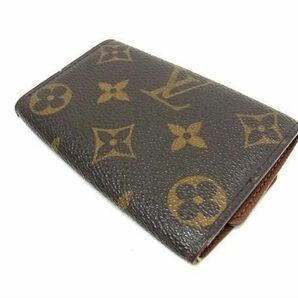 1円 LOUIS VUITTON ルイヴィトン M62630 モノグラム ミュルティクレ6 6連 キーケース 鍵入れ メンズ レディース ブラウン系 DA6726の画像2