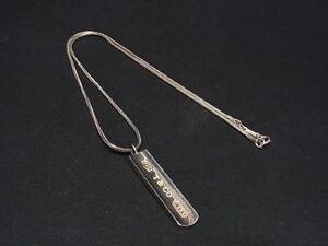 1円 TIFFANY＆Co ティファニー 1837 ナローバー SV925 ネックレス ペンダント アクセサリー レディース シルバー系 AQ5180