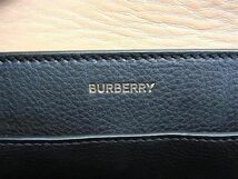 1円 ■極美品■ BURBERRY バーバリー レザー 2WAY クロスボディ ショルダーバッグ ハンドバッグ 斜め掛け 肩掛け ブラック系 AR7489_画像6