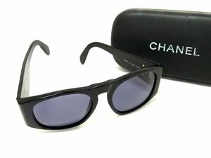 1円 ■美品■ CHANEL シャネル 01450 94305 ココマーク マトラッセ サングラス メガネ 眼鏡 レディース ブラック系 AX5938