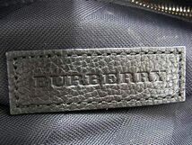 1円 ■美品■ BURBERRY バーバリー ナイロン クロスボディ ショルダーバッグ メンズ ブラック系 BJ1634_画像6