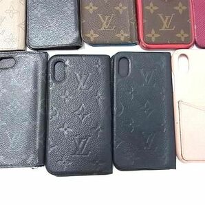 1円 LOUIS VUITTON ルイヴィトン フォリオ バンパー iPhoneX/Xs/8Plus/7Plus/12/12Pro等 アイフォンケース 22点セット まとめ売り DA6842の画像5