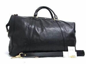 1 иен # прекрасный товар # GOLD PFEIL Gold-Pfeil кожа 2WAY ручная сумочка путешествие сумка сумка на плечо плечо .. оттенок черного BI1564
