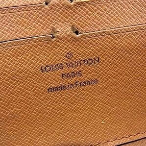 1円 LOUIS VUITTON ルイヴィトン M60017 モノグラム ジッピーウォレット ラウンドファスナー 長財布 ブラウン系 BI1602の画像5