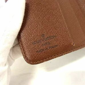 1円 LOUIS VUITTON ルイヴィトン M61667 モノグラム コンパクトジップ 二つ折り 財布 ウォレット レディース ブラウン系 BF7031の画像6