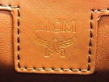 1円 ■極美品■ MCM エムシーエム ヴィセトス柄 レザー リュックサック デイパック バックパック メンズ レディース ブラック系 FC0326_画像6