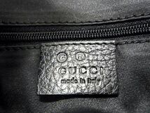 1円 ■極美品■ GUCCI グッチ 257292 インターロッキングG GGキャンバス×レザー ショルダーバッグ 肩掛け レディース ブラック系 AR8411_画像8