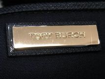 1円 ■新品■未使用■ TORY BURCH トリーバーチ レザー 2WAY ハンドバッグ ショルダーバッグ トートバッグ レディース ネイビー系 AR1174_画像10