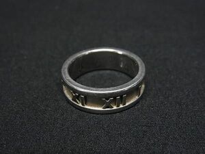 1円 TIFFANY＆Co ティファニー アトラス SV925 リング 指輪 アクセサリー 約11号 レディース メンズ シルバー系 AX4549