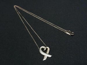 1円 TIFFANY＆Co ティファニー パロマピカソ ラビングハート SV925 ネックレス ペンダント アクセサリー レディース シルバー系 AX5131