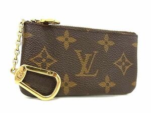 1円 ■極美品■ LOUIS VUITTON ルイヴィトン M62650 モノグラム ポシェット クレ コインパース コインケース 小銭入れ ブラウン系 AY0845