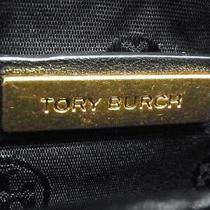 1円 ■美品■ TORY BURCH トリーバーチ レザー チェーン クロスボディ ショルダーバッグ 斜め掛けかばん レディース ブラック系 FC1545の画像6