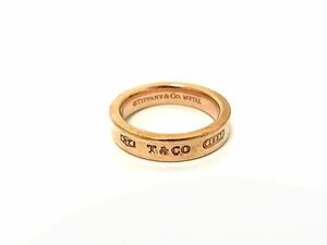 1円 TIFFANY＆Co ティファニー 1837 ナロー リング 指輪 アクセサリー 約6号 レディース ピンクゴールド系 FC1902