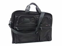 1円 ■美品■ TUMI トゥミ 26114DH ナイロン 2WAY クロスボディ ショルダーバッグ ハンドバッグ ビジネスバッグ メンズ ブラック系 AX5849_画像1