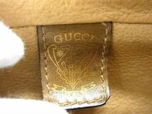 1円 GUCCI オールドグッチ ヴィンテージ スエード×レザー ハンドバッグ トートバッグ レディース ブラウン系 AX5959_画像6