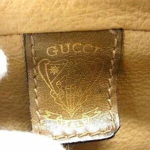 1円 GUCCI オールドグッチ ヴィンテージ スエード×レザー ハンドバッグ トートバッグ レディース ブラウン系 AX5959の画像6