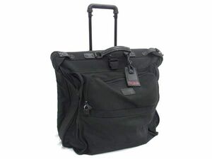 1 jpy TUMI Tumi canvas 2 wheel carry bag Carry case suitcase traveling bag men's lady's black group BJ1938