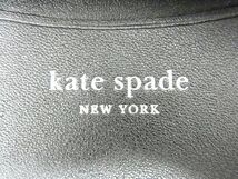 1円 ■新品■未使用■ kate spade ケイトスペード ツイード クロスボディ ショルダーバッグ ポシェット 斜め掛け ブラック系 AQ7235_画像8